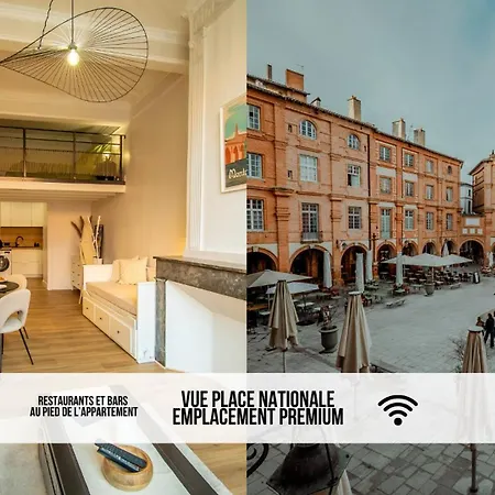 Chez Alex Vue Directe Sur La Place Nationale شقة
